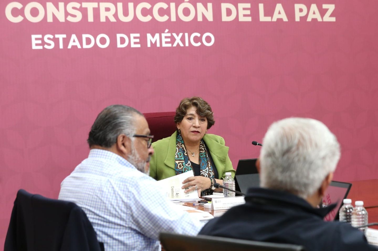 Gobernadora Delfina Gómez, Llama a Combatir la Corrupción Como Parte
 de la Estrategia de la Mesa de Coordinación Para la Construcción de La Paz